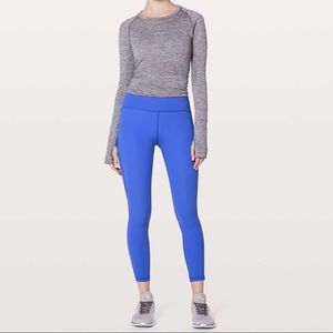 Lululemon Blue Train Time Leggings 25”